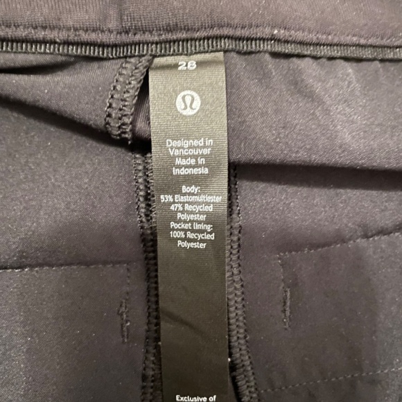 lululemon ABC Classic-Fit Trouser 30L Warpstreme Mens 28W - Picture 3 of 9